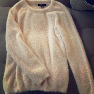 Pink Faux fur sweater